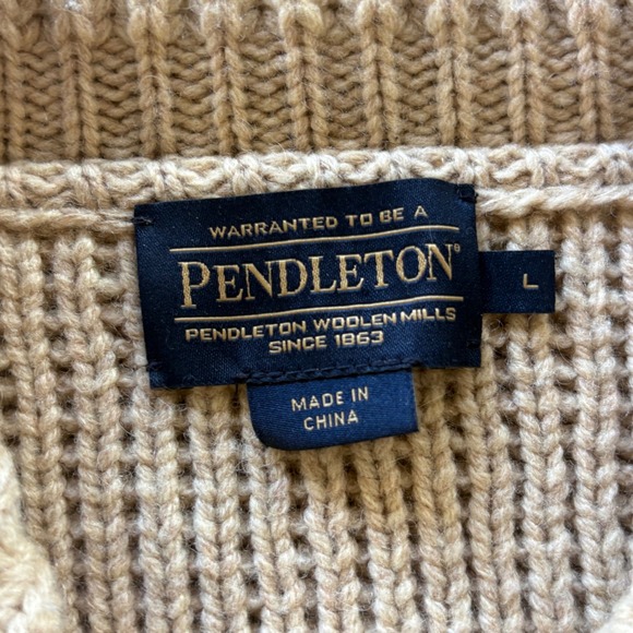 Vintage Pendleton Shawl Collar Wool Cardigan Southwestern Pattern Jacket Large - Picture 3 of 5